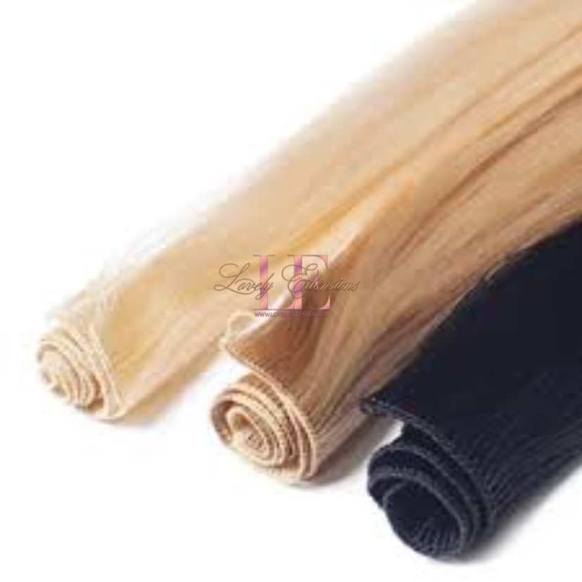 LE hand tied weft